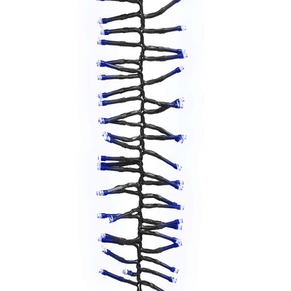 Ljusslinga med 3000 LED cluster blå PVC