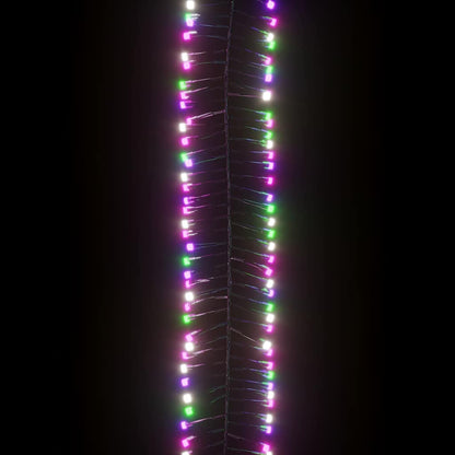 Ljusslinga med 3000 LED cluster flerfärgad pastell PVC