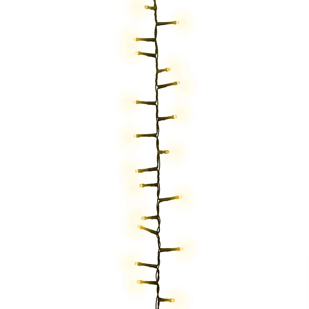 Kompakt ljusslinga med 1000 LED kompakt varmvit 25 m PVC