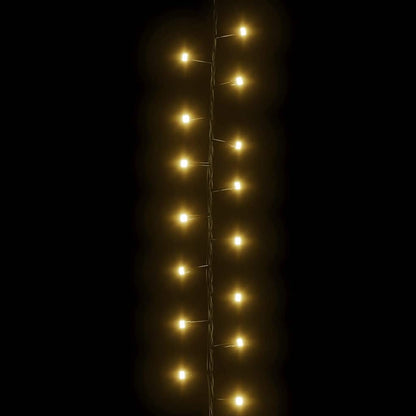 Kompakt ljusslinga med 1000 LED kompakt varmvit 25 m PVC