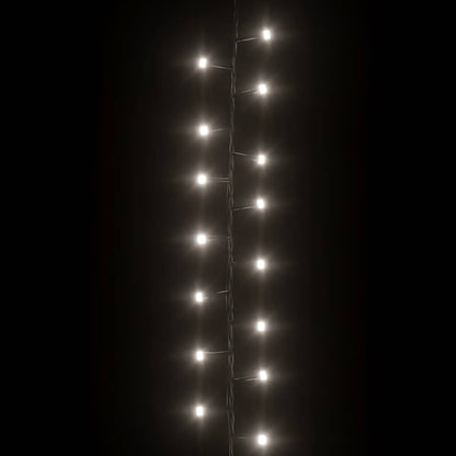 Kompakt ljusslinga med 1000 LED kallvit 25 m PVC
