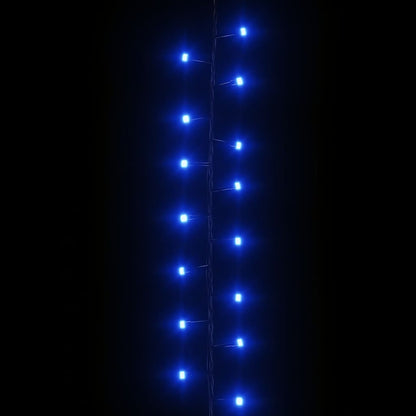 Kompakt ljusslinga med 1000 LED blå 25 m PVC