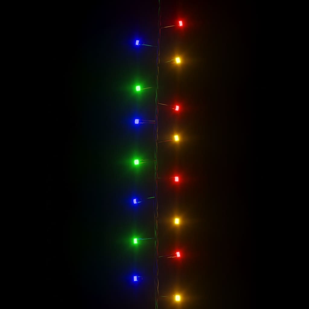 Kompakt ljusslinga med 1000 LED flerfärgad 25 m PVC