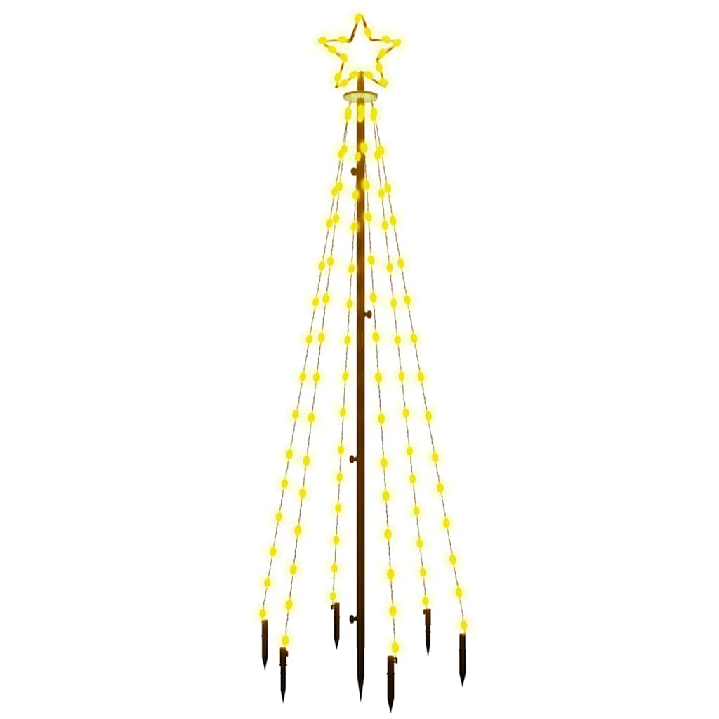 Julgran med markspett 108 varmvita lysdioder 180 cm