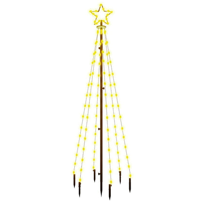 Julgran med markspett 108 varmvita lysdioder 180 cm