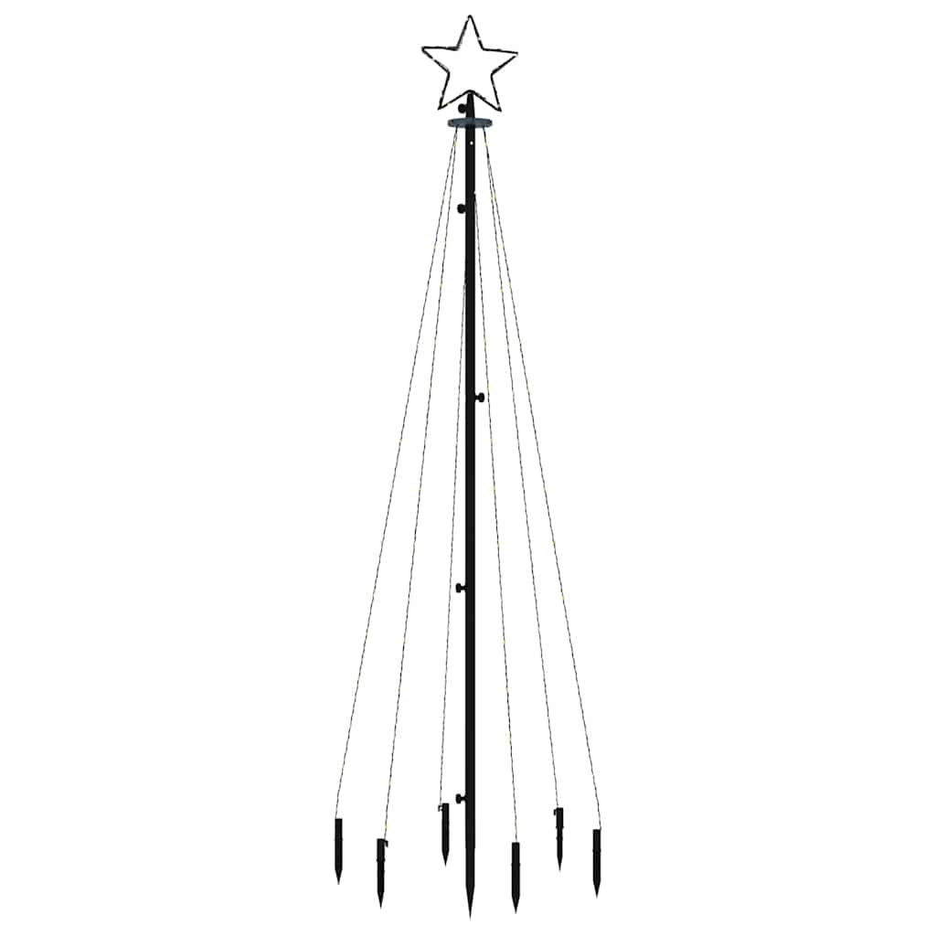 Julgran med markspett 108 varmvita lysdioder 180 cm