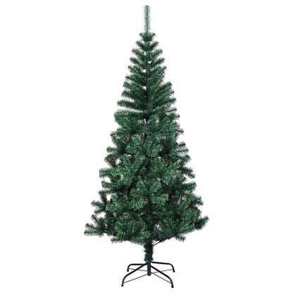 Plastgran med regnbågsskimrande grenar grön 120 cm PVC