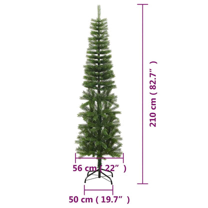 Smal plastgran med fot 210 cm PE