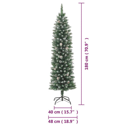 Smal plastgran med fot 180 cm PVC