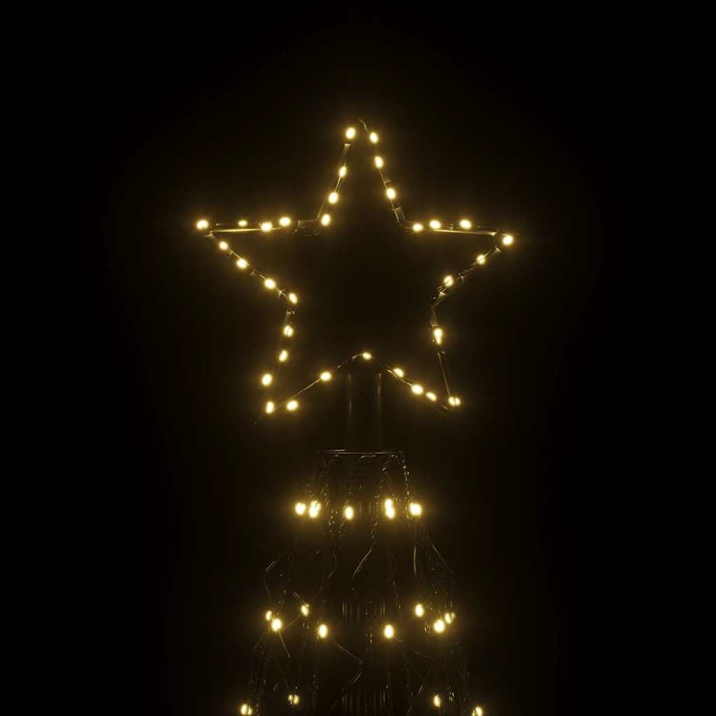 Julgranskon varmvit 1400 LEDs 160x500 cm