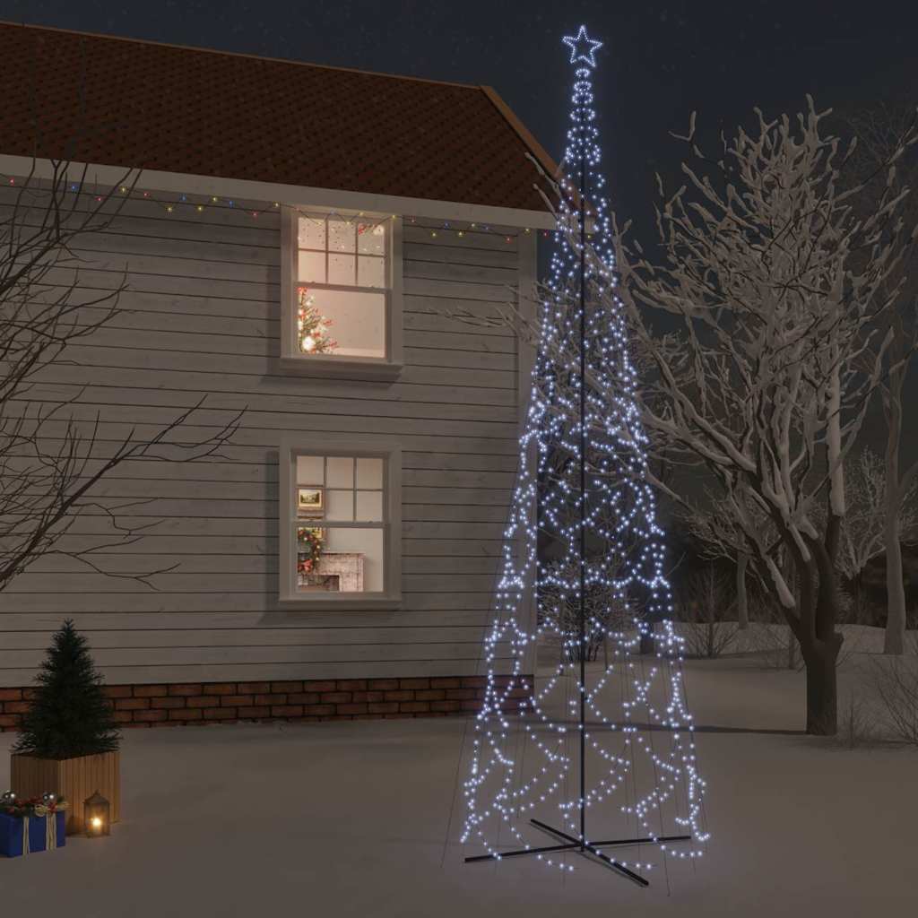 Julgranskon kallvit 3000 LEDs 230x800 cm