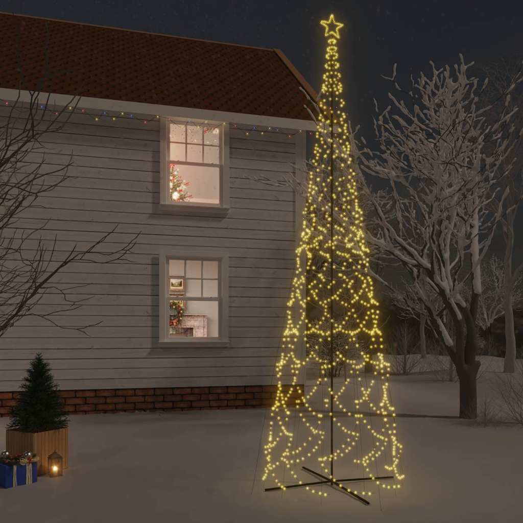 Julgranskon varmvit 3000 LEDs 230x800 cm