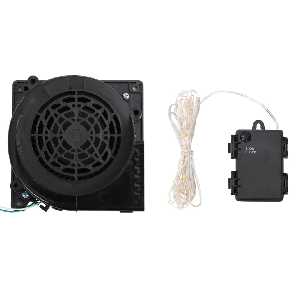 Uppblåsbar snögubbe med LEDs 460 cm