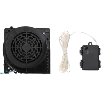 Uppblåsbar snögubbe med LEDs 460 cm