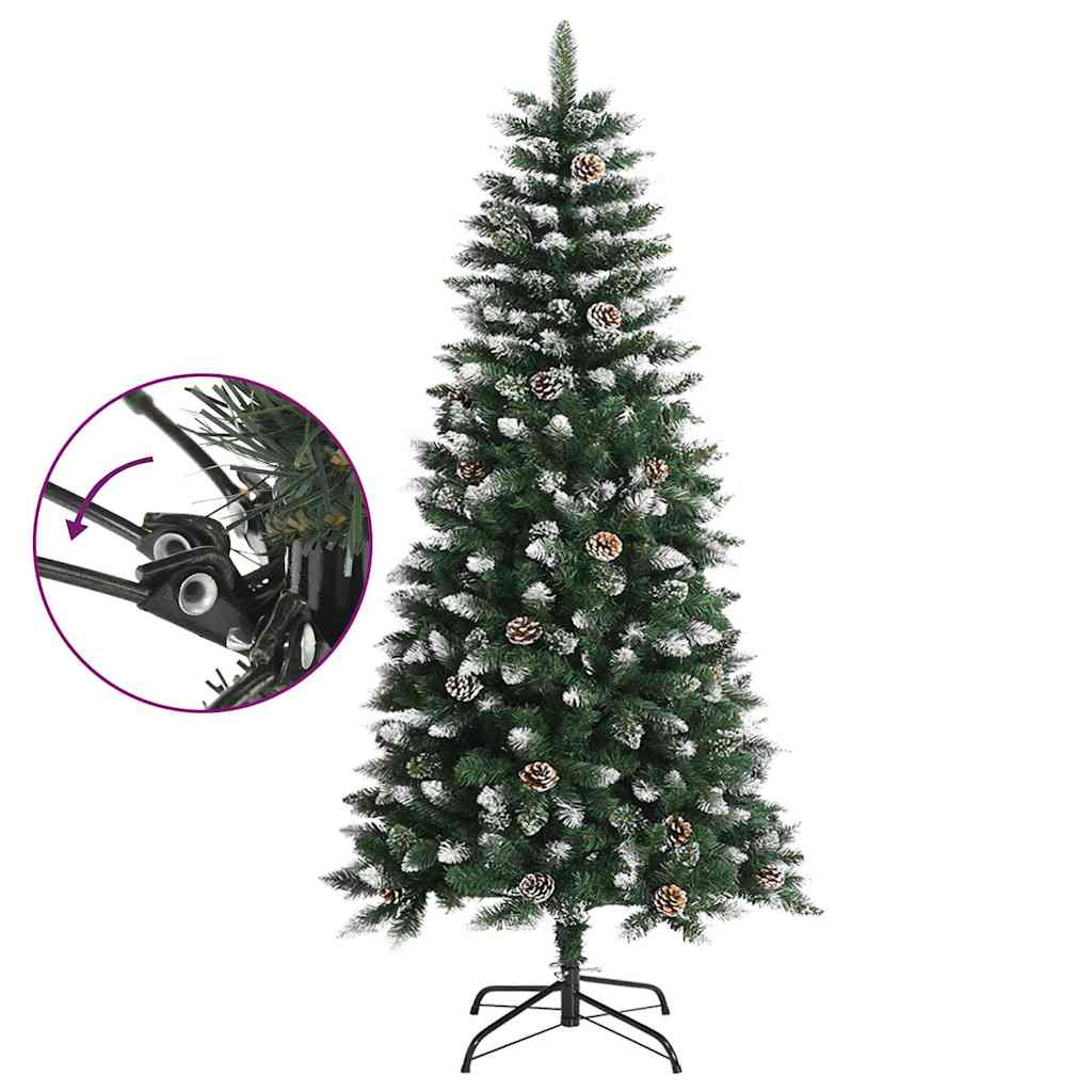 Plastgran med fot grön 120 cm PVC