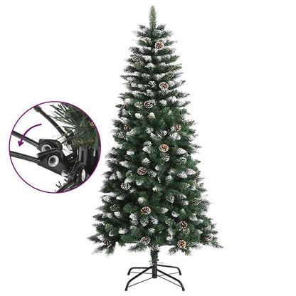 Plastgran med fot grön 120 cm PVC