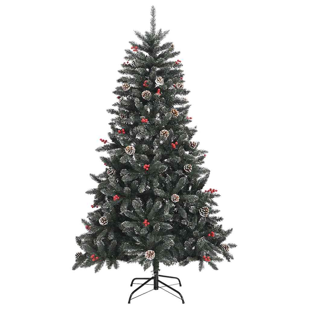 Plastgran med fot grön 150 cm PVC
