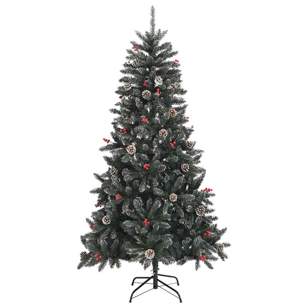 Plastgran med fot grön 180 cm PVC