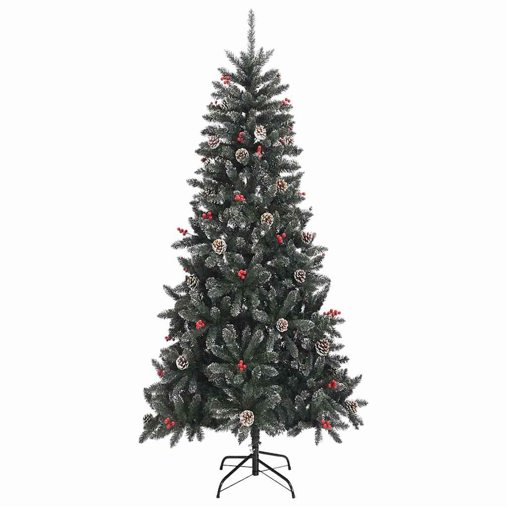 Plastgran med fot grön 240 cm PVC