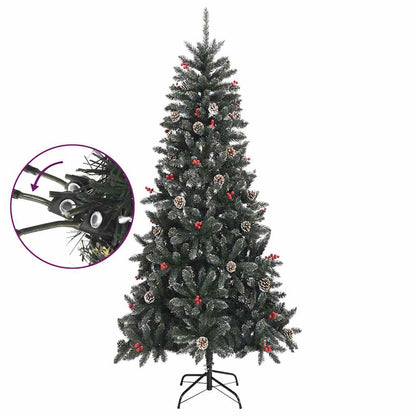 Plastgran med fot grön 240 cm PVC