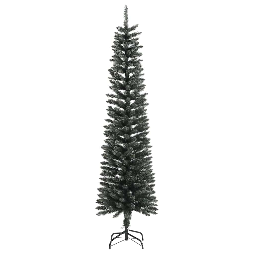 Smal plastgran med fot grön 180 cm PVC