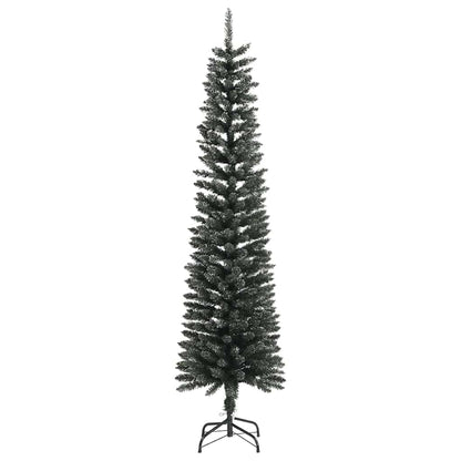 Smal plastgran med fot grön 210 cm PVC