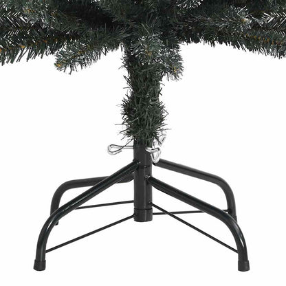 Smal plastgran med fot grön 240 cm PVC