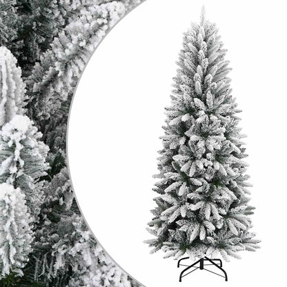 Plastgran med snö 120 cm PVC&PE