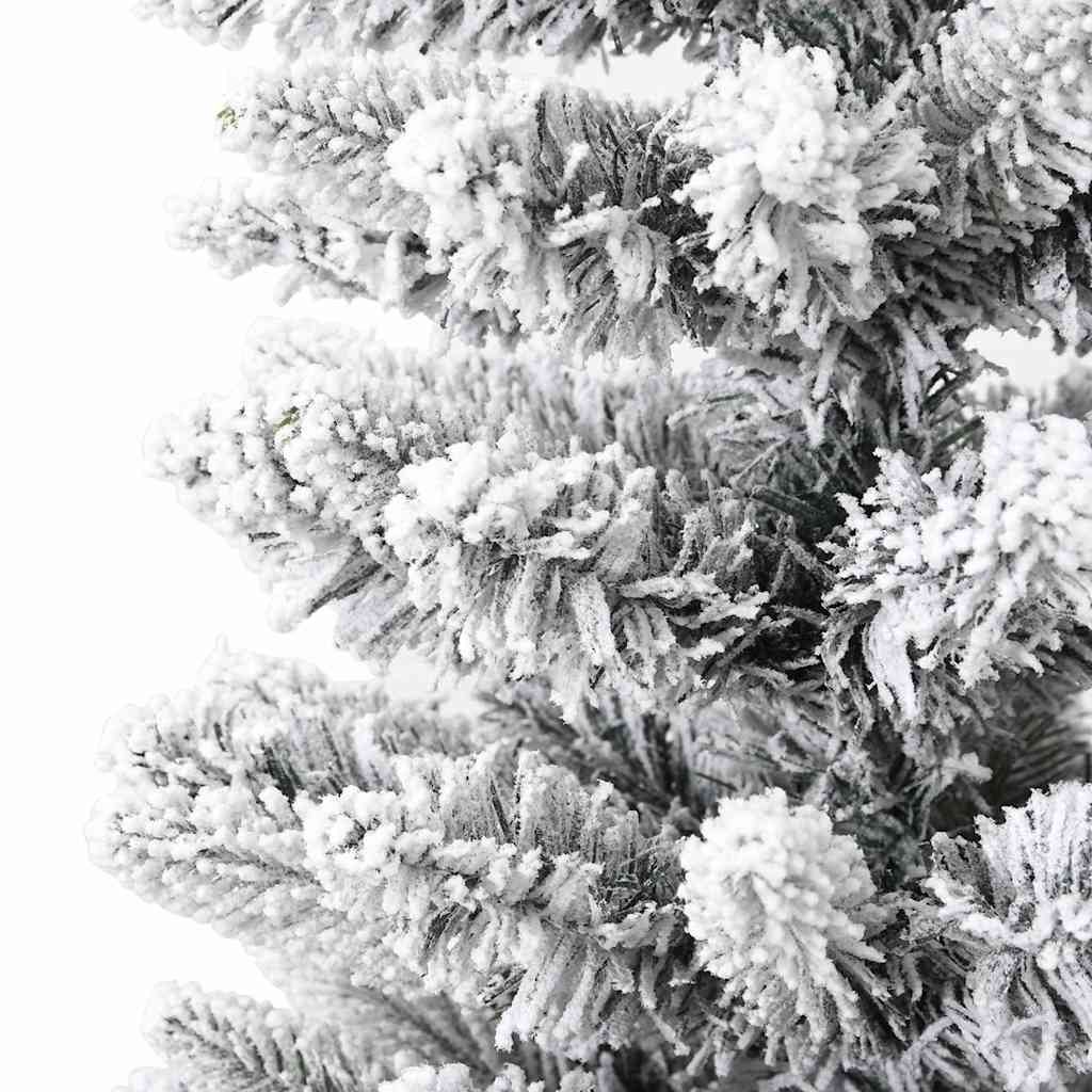 Smal plastgran med snö 180 cm PVC&PE