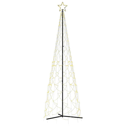 Julgran med strut varmvit 500 lysdioder 100x300 cm