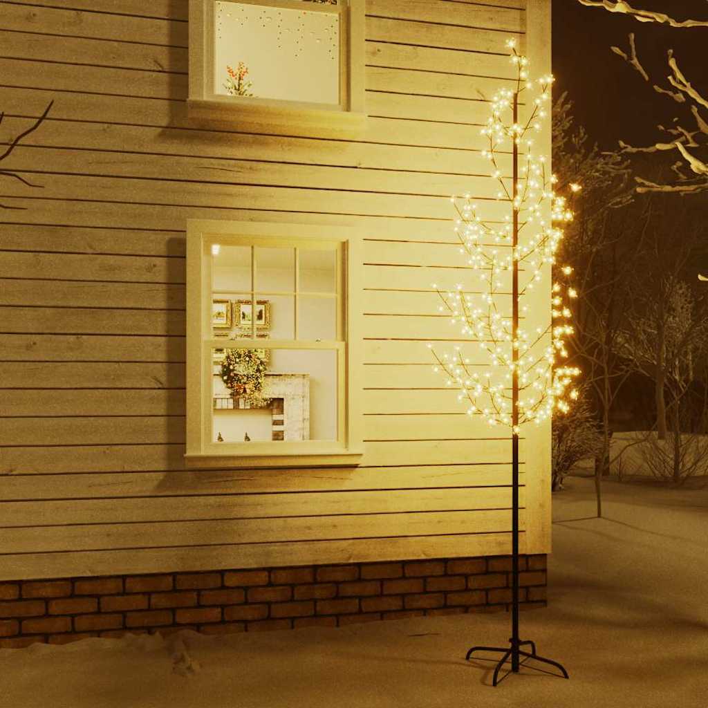 Körsbärsträd med LED varmvita 368 lysdioder 300 cm