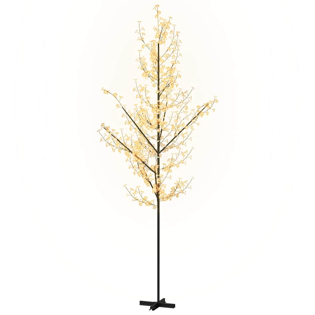 Körsbärsträd med LED varmvit 672 lysdioder 400 cm