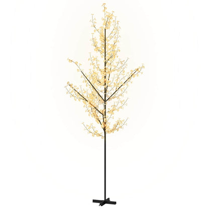 Körsbärsträd med LED varmvit 672 lysdioder 400 cm