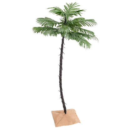 Palmträd med LED varmvit 96 LEDs 180 cm