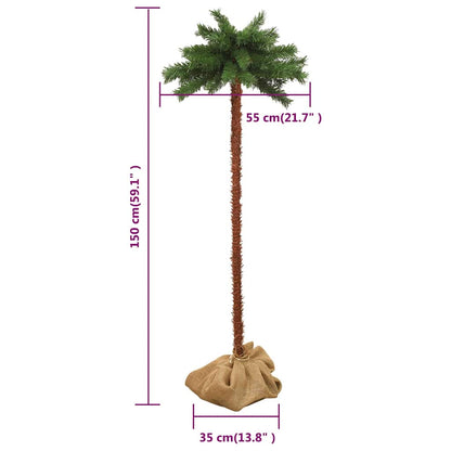 Konstpalm med LEDs 150 cm