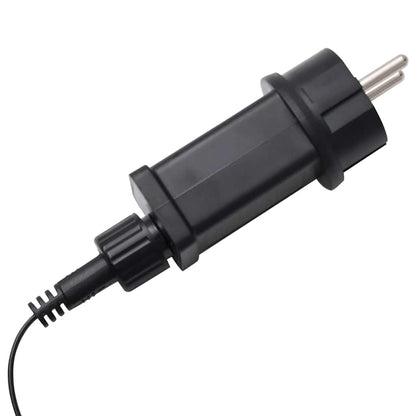 Uppblåsbar juldekoration tomte och ren LED 130 cm
