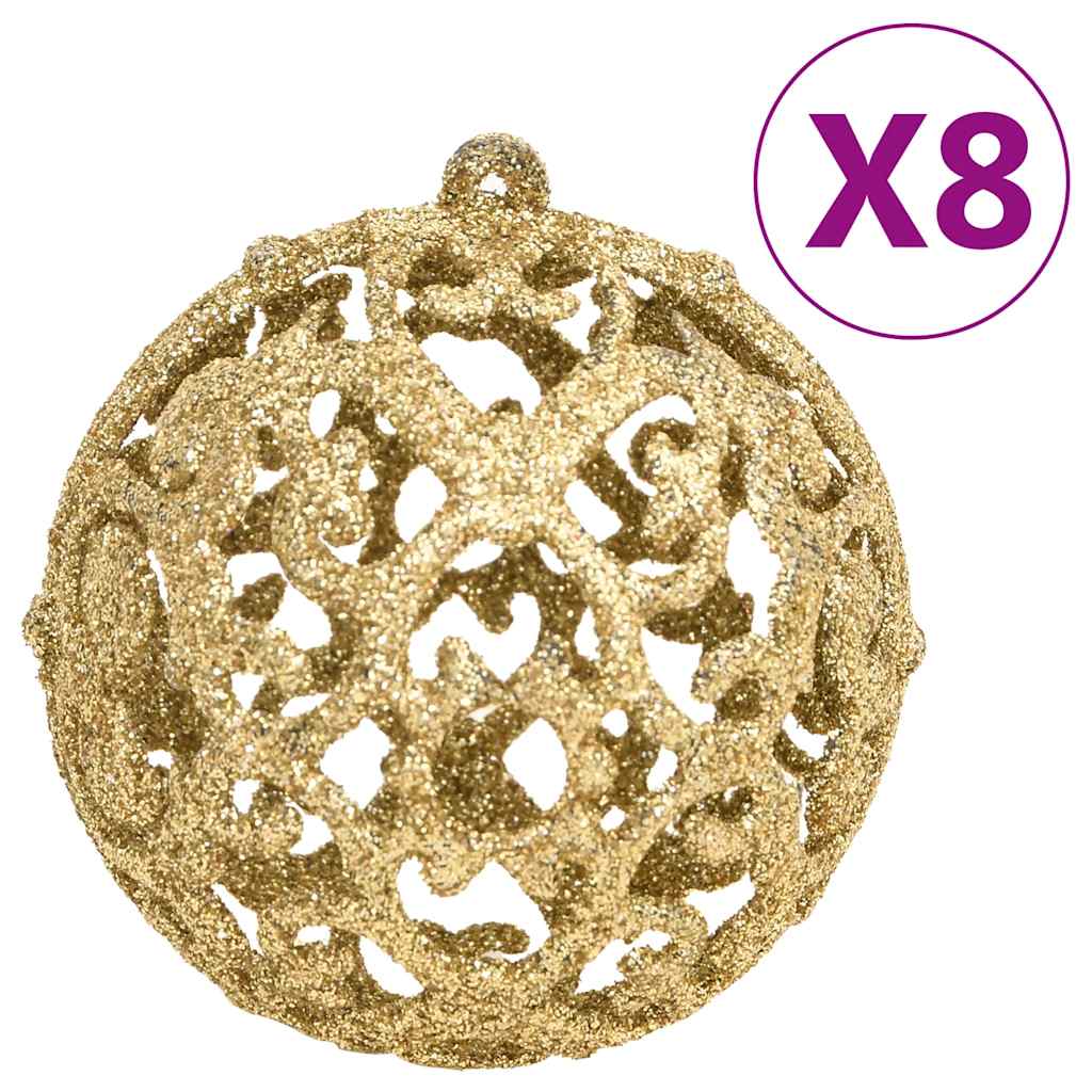 Julgranskulor 111 delar guld polystyren