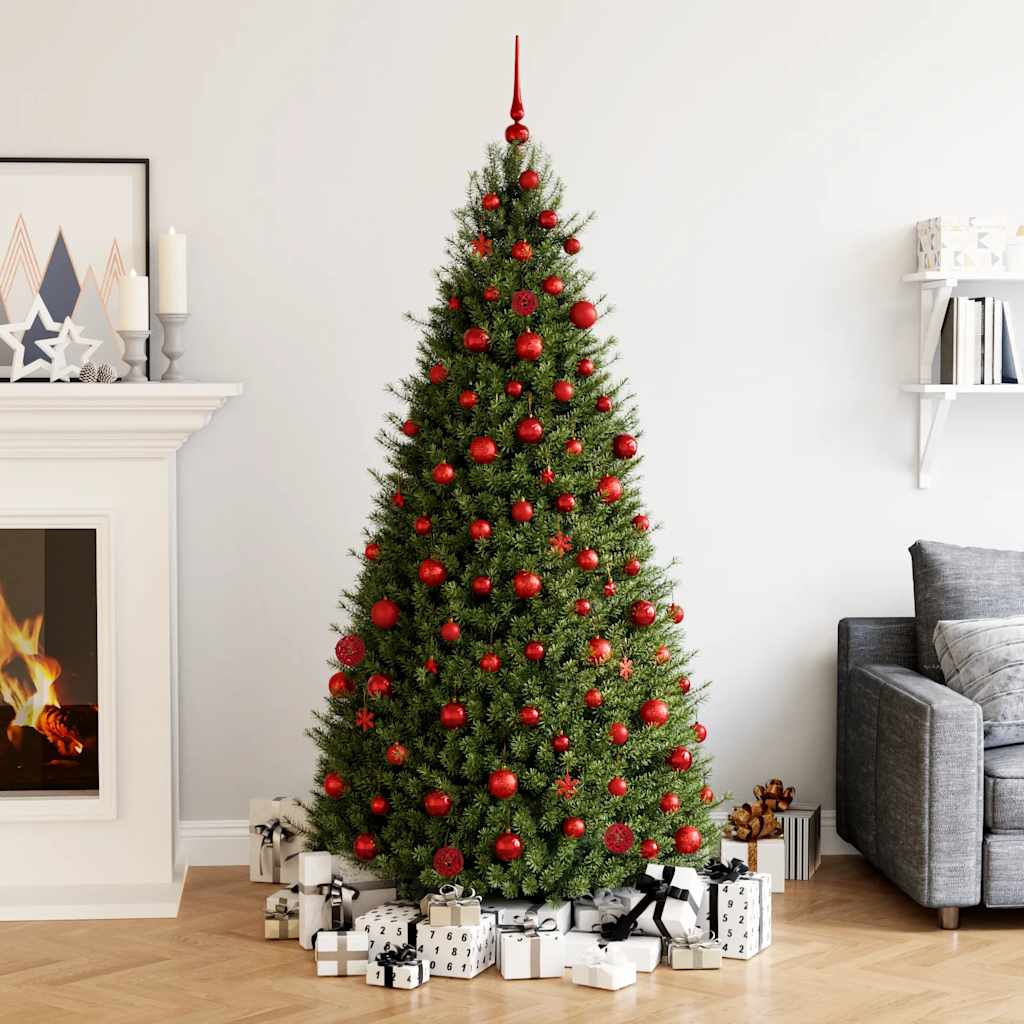 Julgranskulor 111 delar röd polystyren