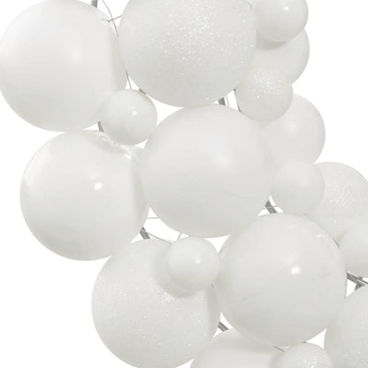 Julkrans vit 45 cm polystyren