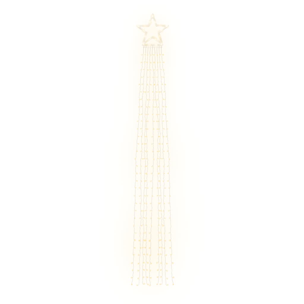 Julgransbelysning 320 LED varmvit 375 cm