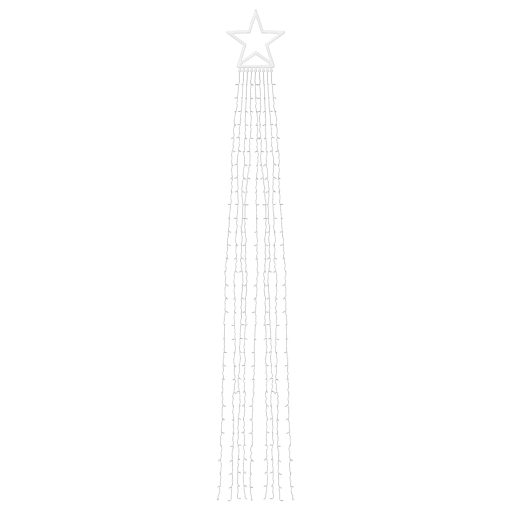 Julgransbelysning 320 LED varmvit 375 cm