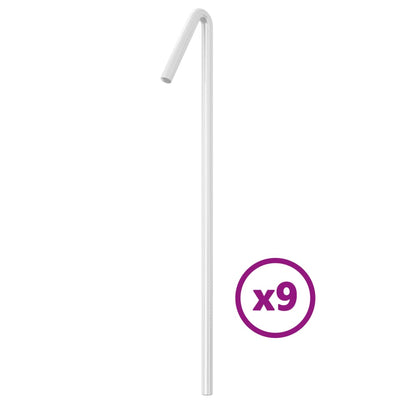 Julgransbelysning 320 LED varmvit 375 cm