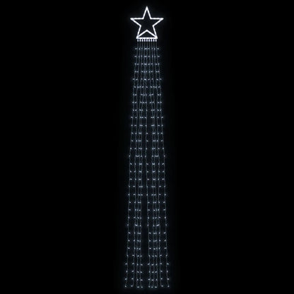 Julgransbelysning 320 LED kallvit 375 cm