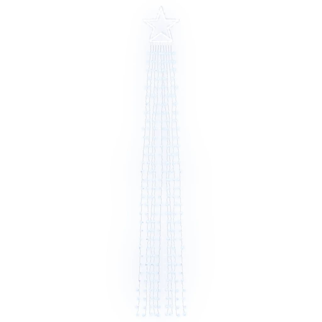 Julgransbelysning 320 LED kallvit 375 cm