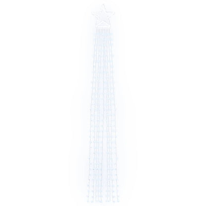 Julgransbelysning 320 LED kallvit 375 cm