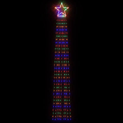Julgransbelysning 320 LED färgglad 375 cm
