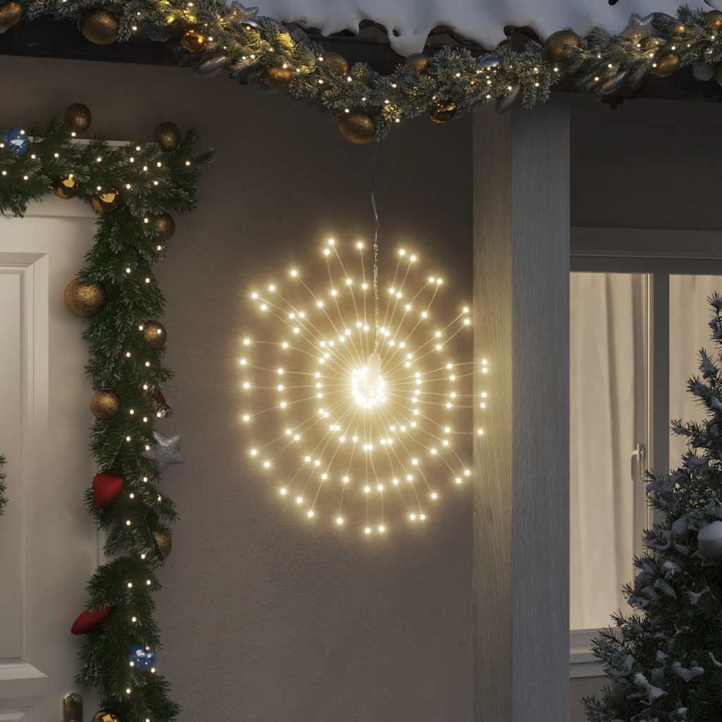 Julbelysning 140 LED varmvit 17 cm