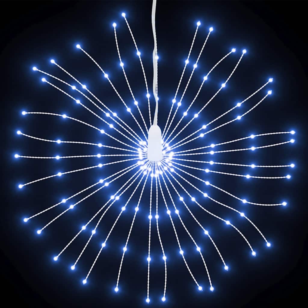 Julbelysning 4 st 140 LED kallvit 17 cm