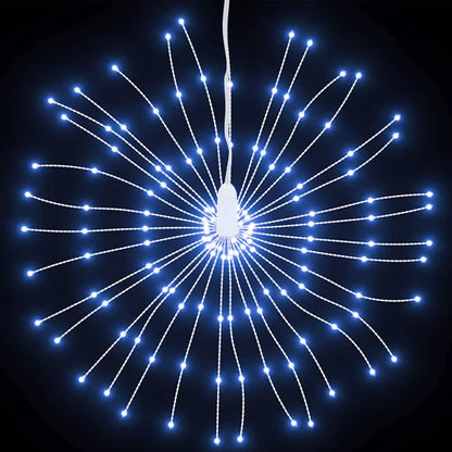 Julbelysning 4 st 140 LED kallvit 17 cm