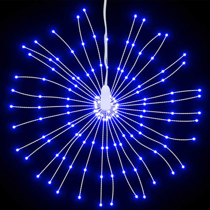 Julbelysning 140 LED blå 17 cm